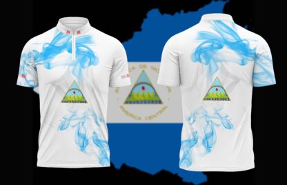 Nicaragua white flag jersey